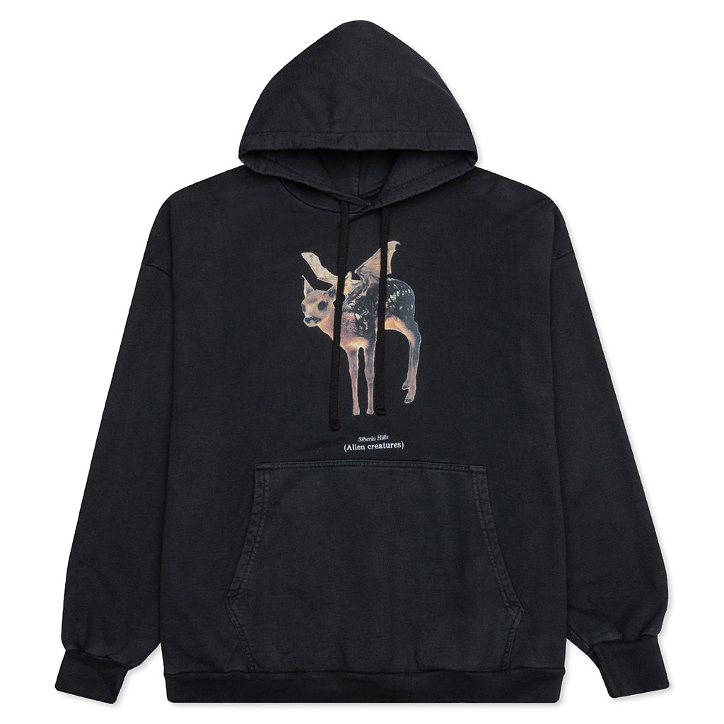 Baby Deer Hoodie - Black