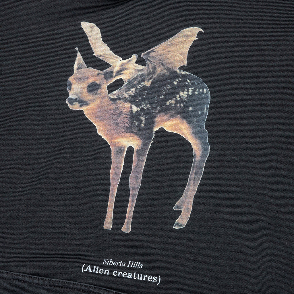 Baby Deer Hoodie - Black