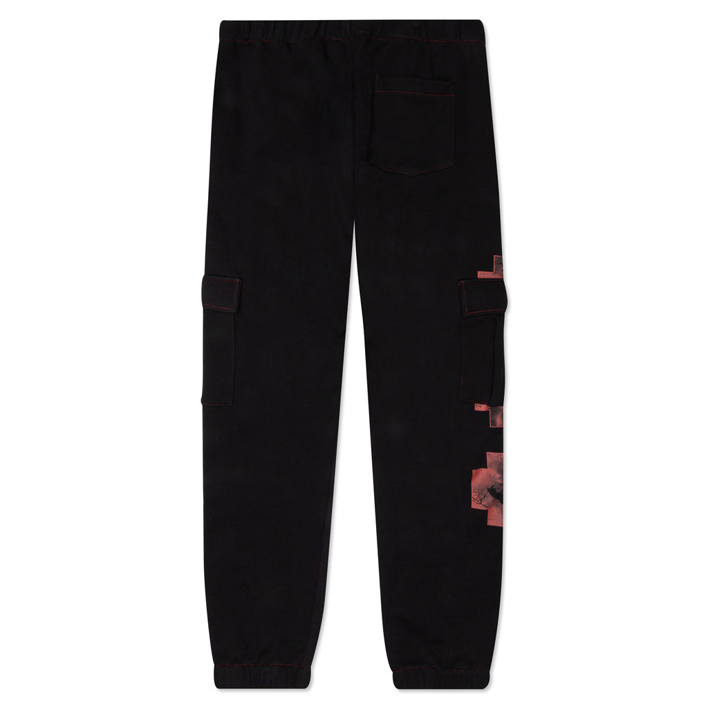 Cross Cargo Sweatpants - Black