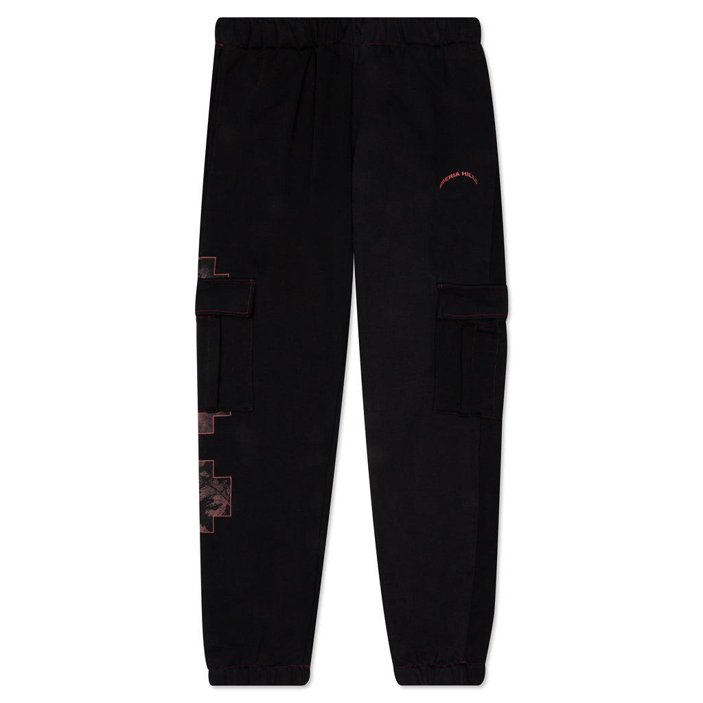 Cross Cargo Sweatpants - Black