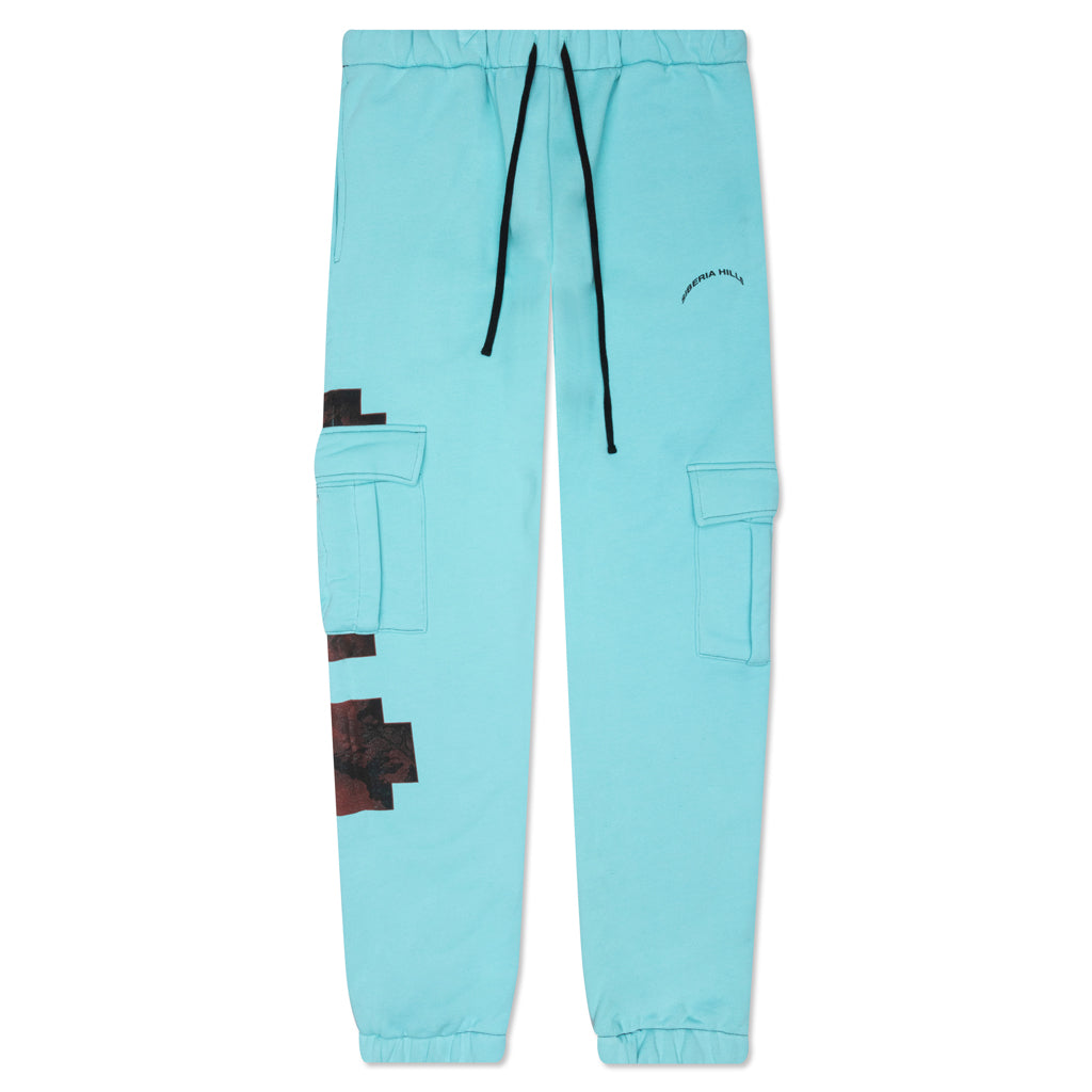 Cross Cargo Sweatpants - Teal