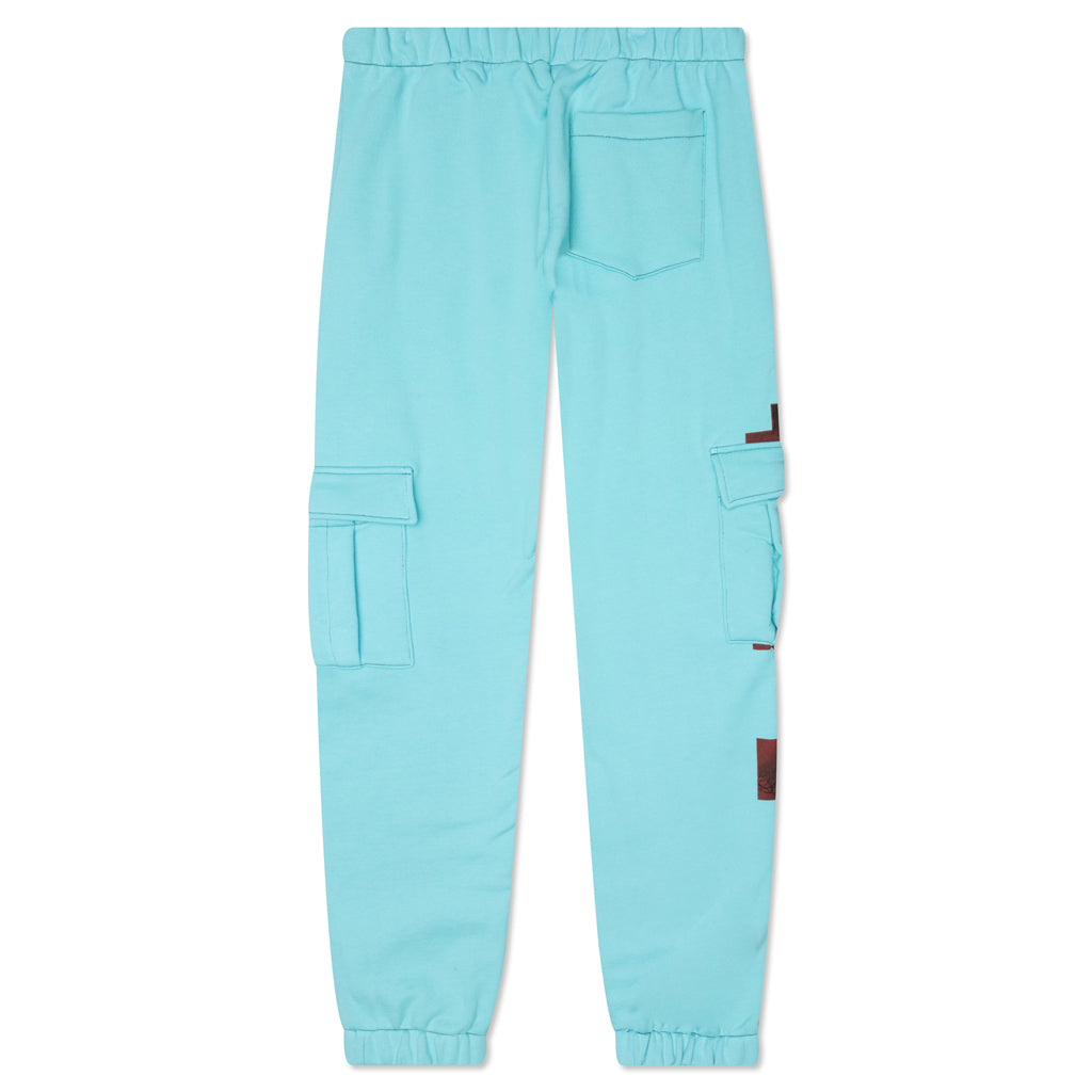 Cross Cargo Sweatpants - Teal