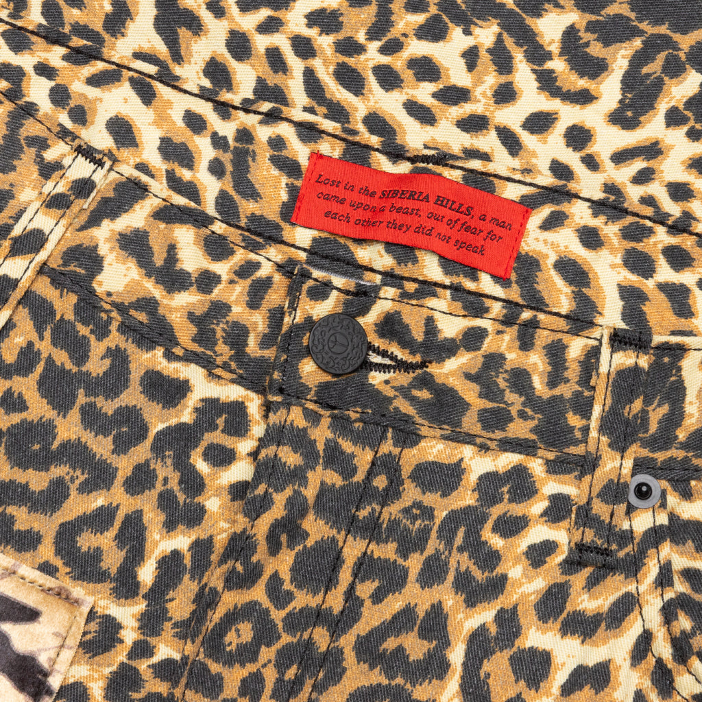 Patchwork Hiker Pants - Leopard