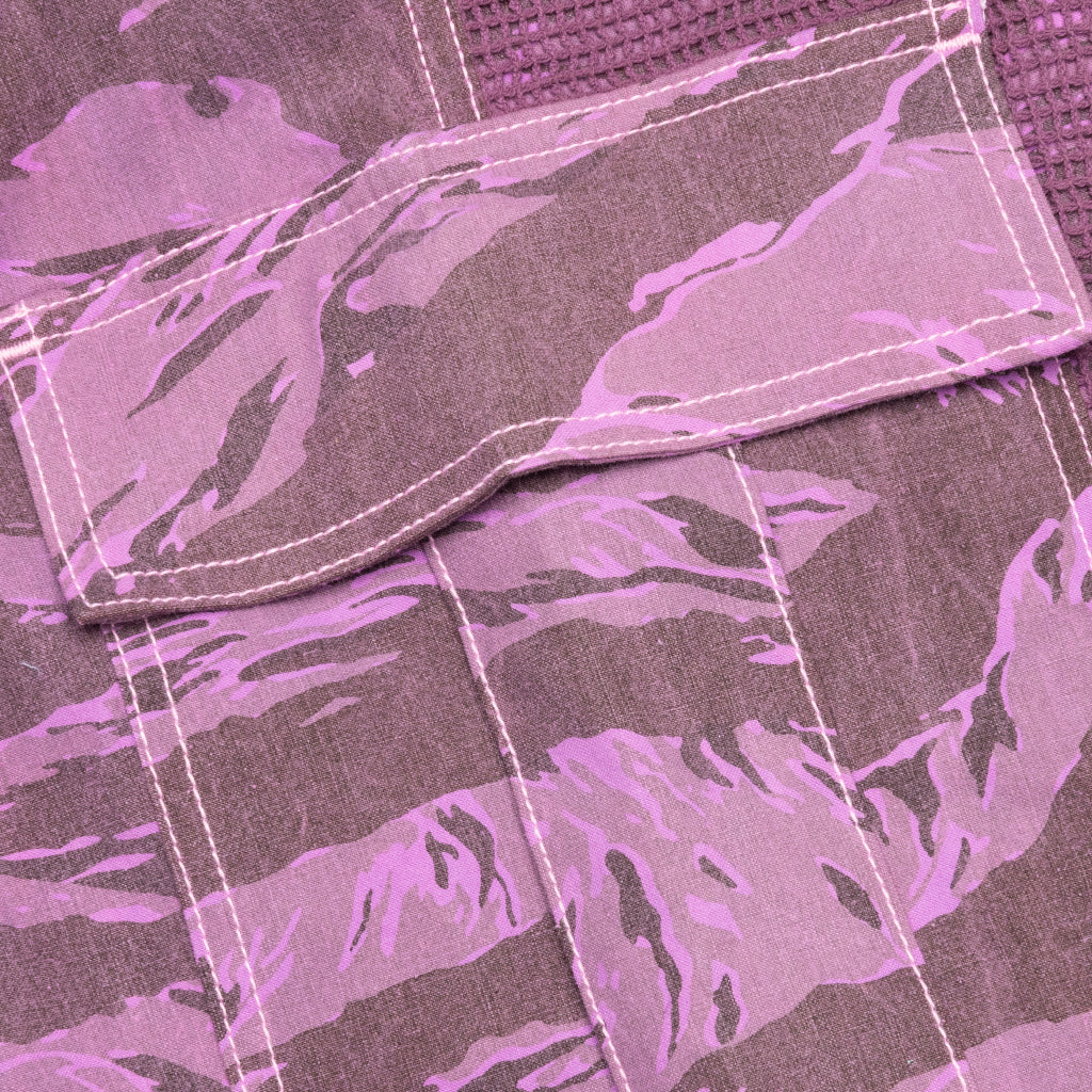 Purple Tiger Camo Netted Pants - Purple Snow Camo