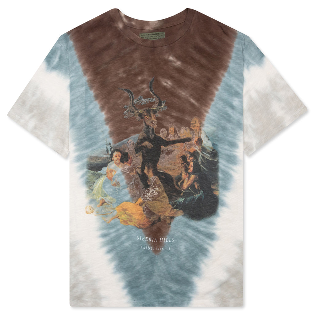 Ritual Tie Dye Tee - White/Brown