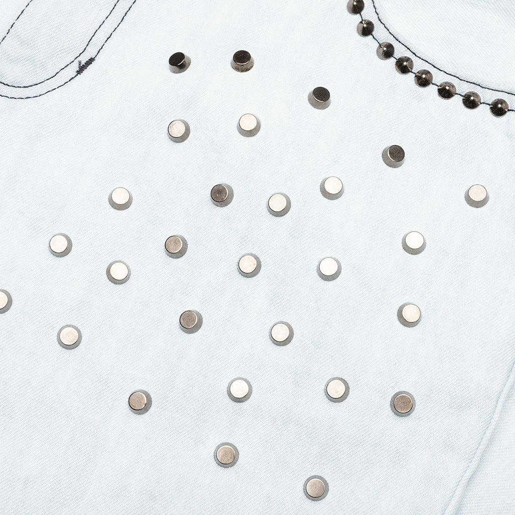 Studded Jeans - Light Wash