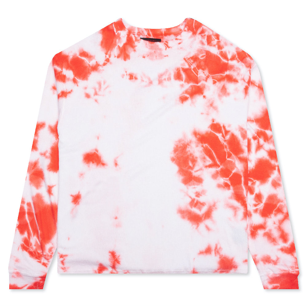 Tie Dyed Thermal - Snow Red