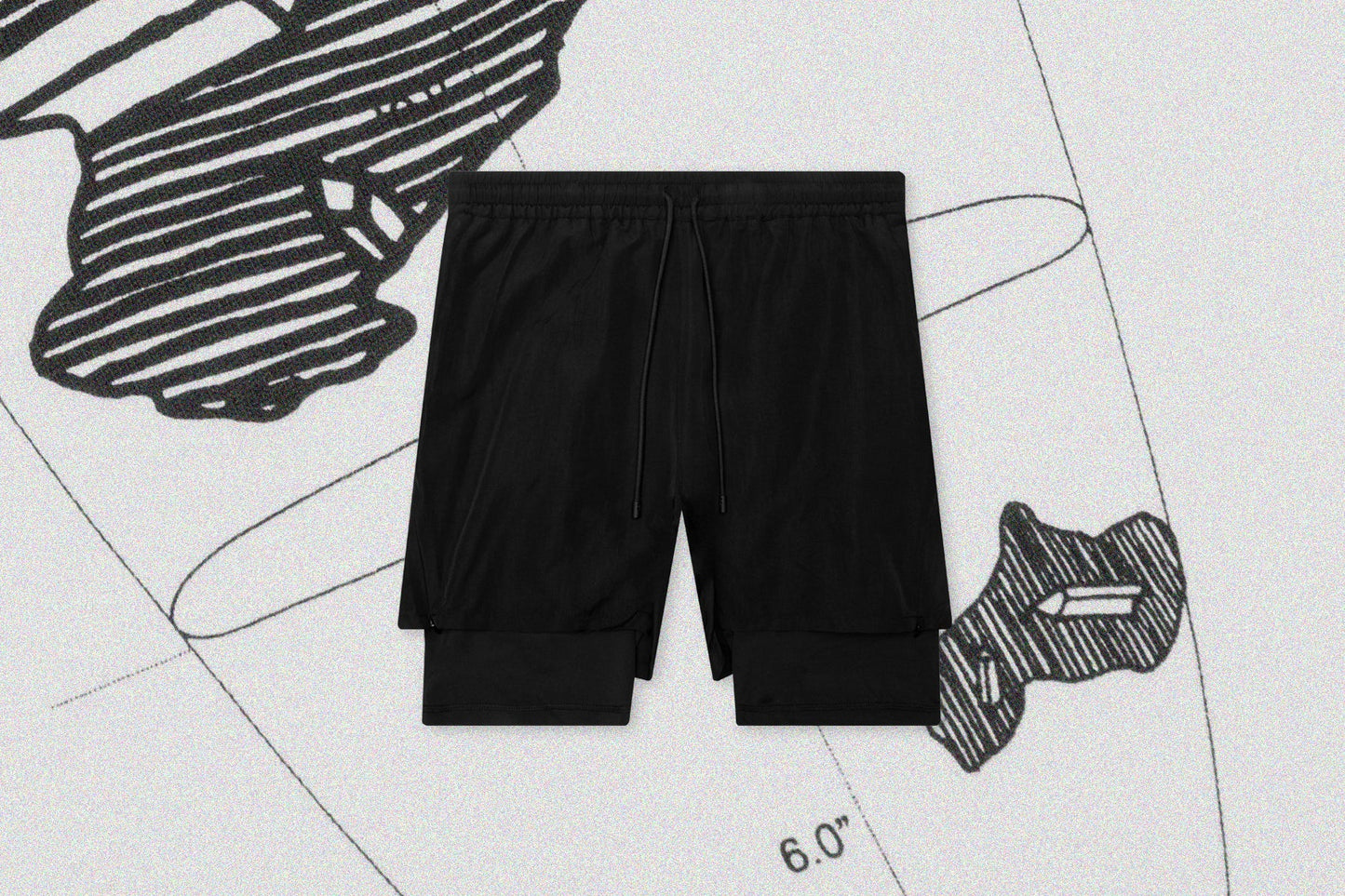 Stampd x Daniel Arsham Tech Water Short - Black