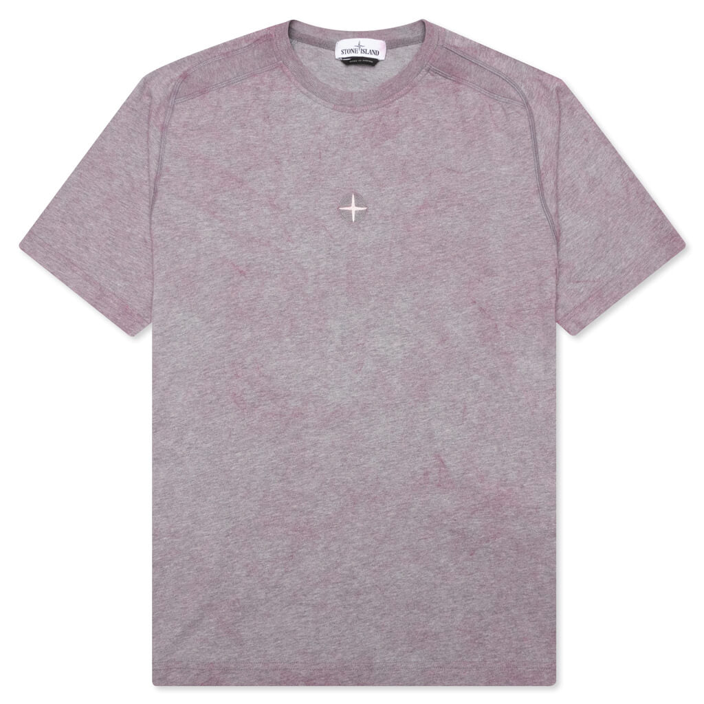 S/S T-Shirt 22993 - Melange Rose Quartz