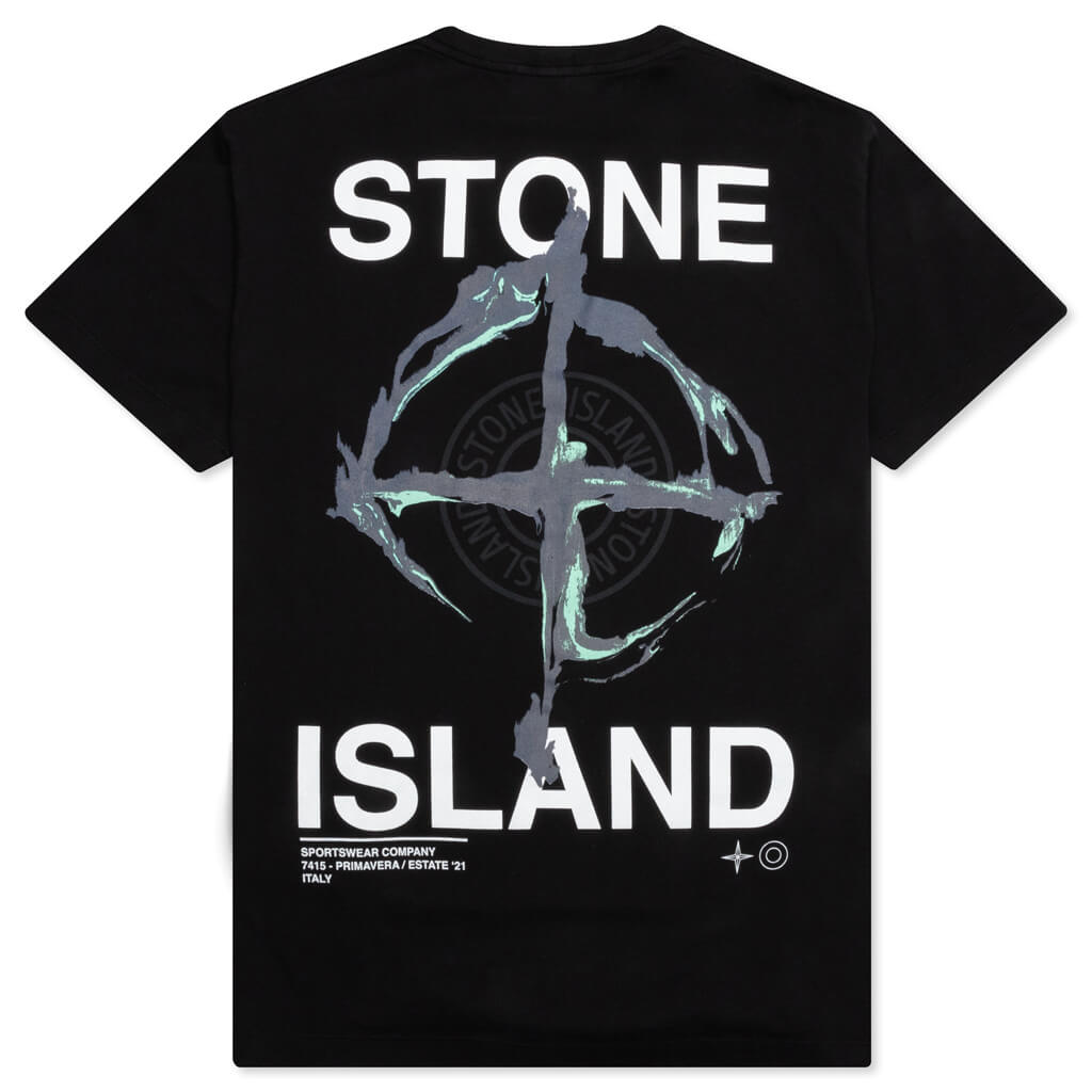 S/S T-Shirt 2NS85 - Black