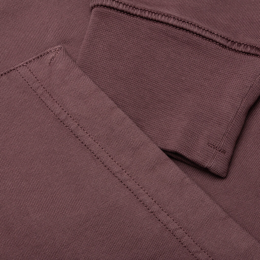 Full Zip Hooded Sweatshirt 64251 - Dark Burgundy