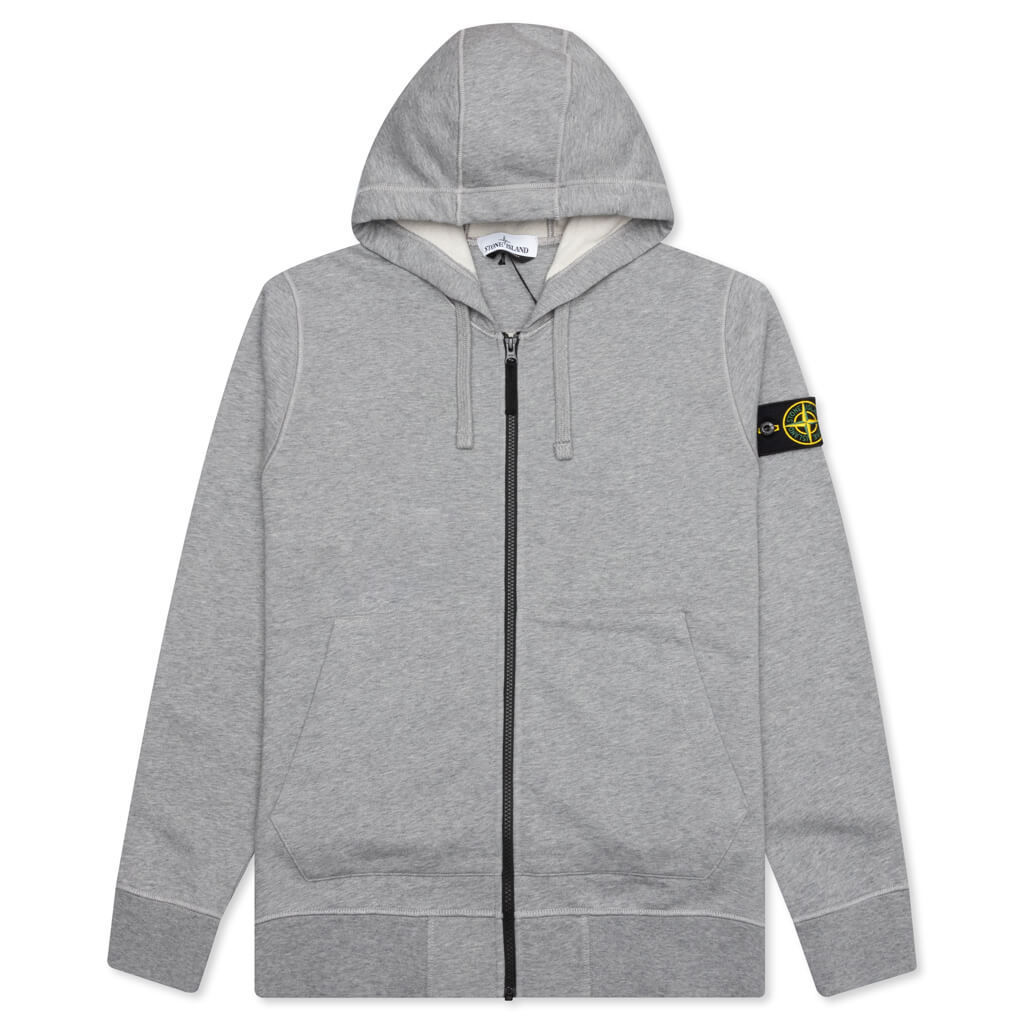 Full Zip Hooded Sweatshirt 64251 - Melange Grey