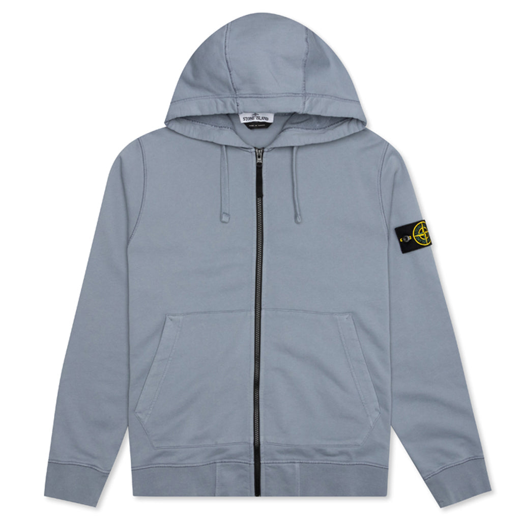 Full Zip Hooded Sweatshirt 64251 - Mid Blue