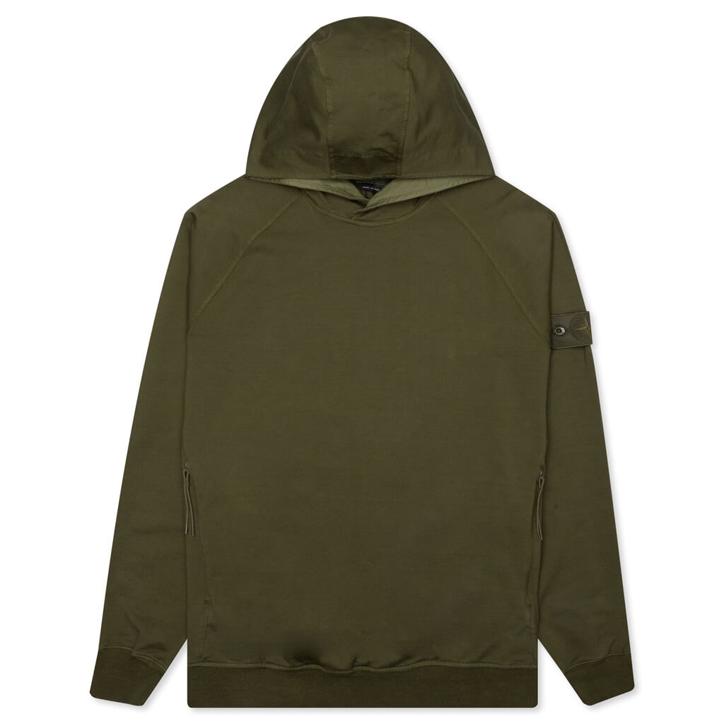 Hooded Sweatshirt 653F3 - Military Green