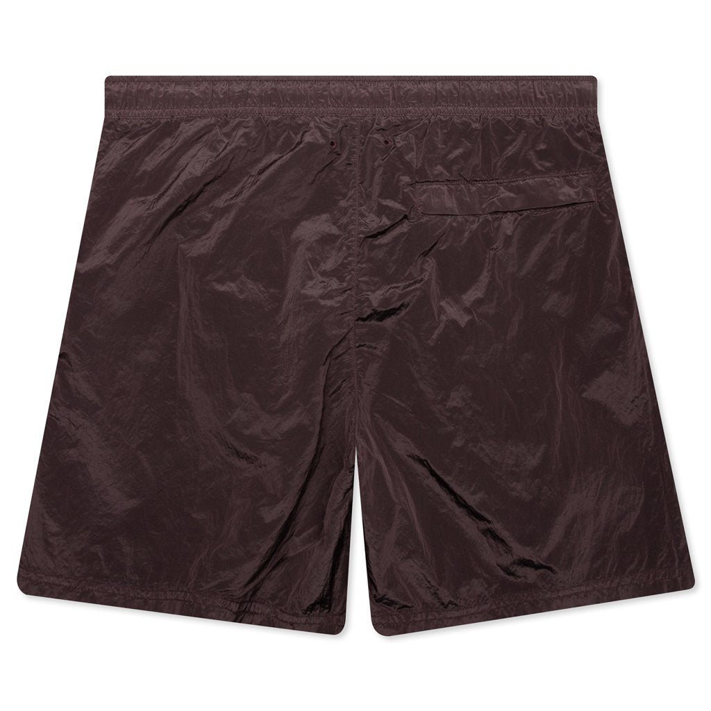Nylon Metal Swim Trunks B0943 - Dark Burgundy