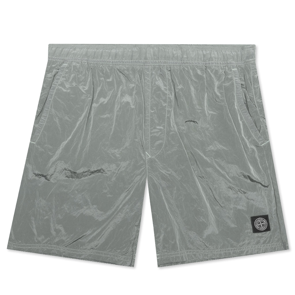 Nylon Metal Swim Trunks B0943 - Light Green