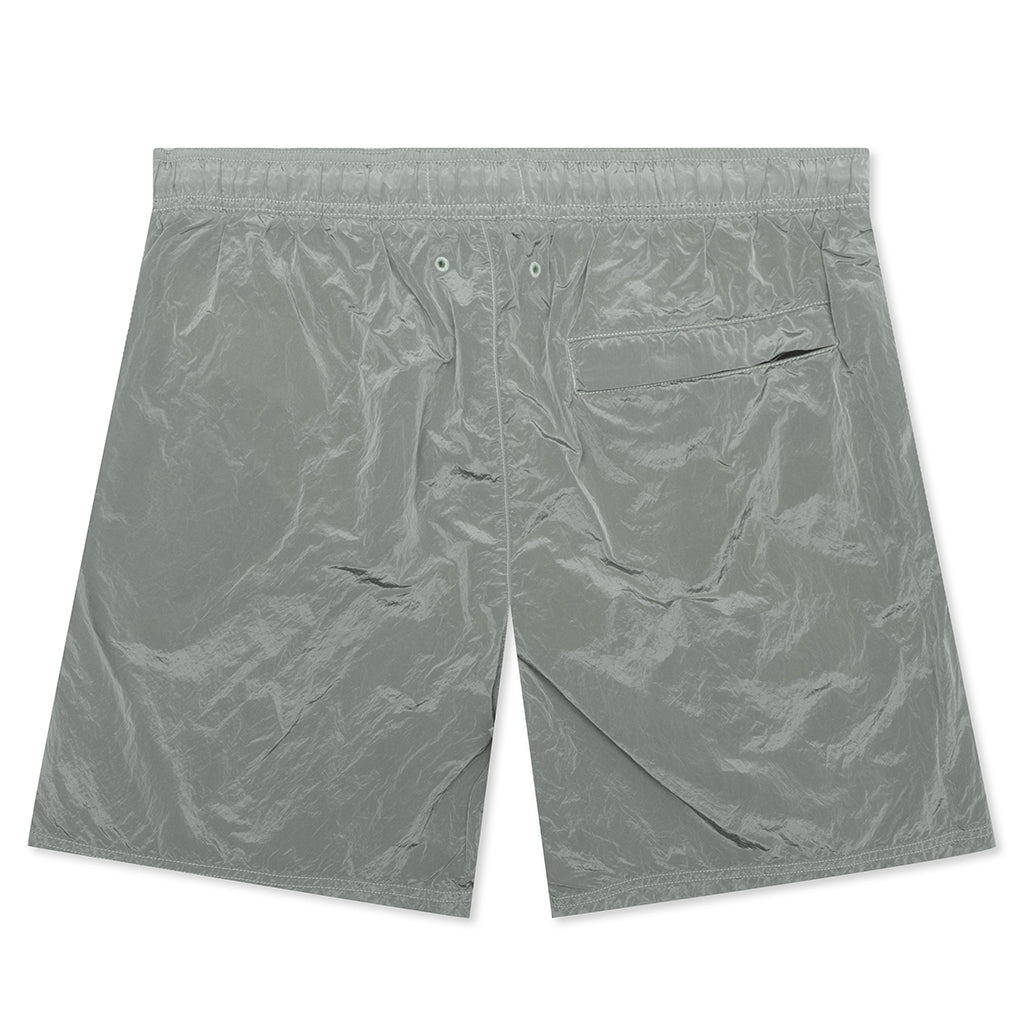 Nylon Metal Swim Trunks B0943 - Light Green