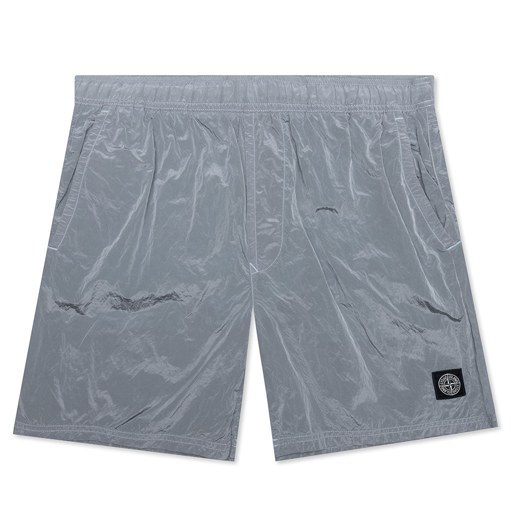 Nylon Metal Swim Trunks B0943 - Sky Blue