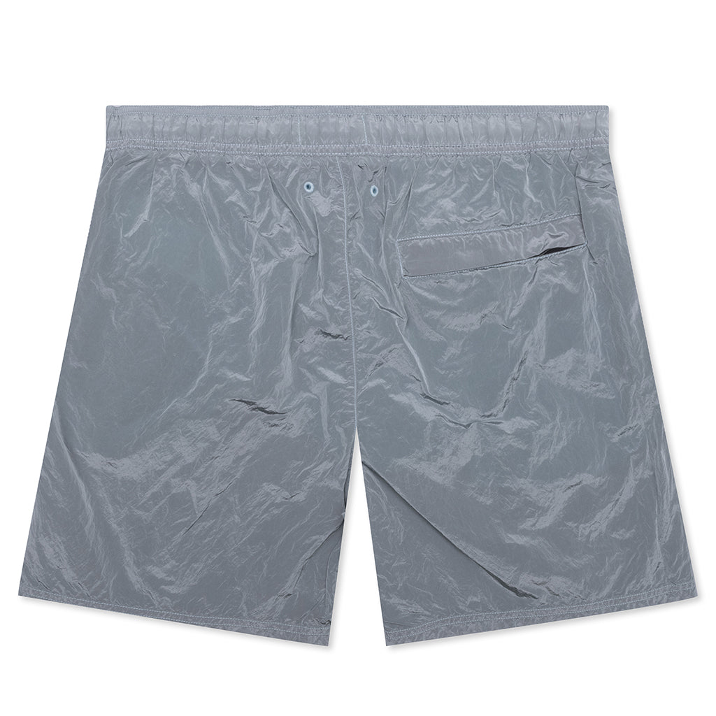 Nylon Metal Swim Trunks B0943 - Sky Blue
