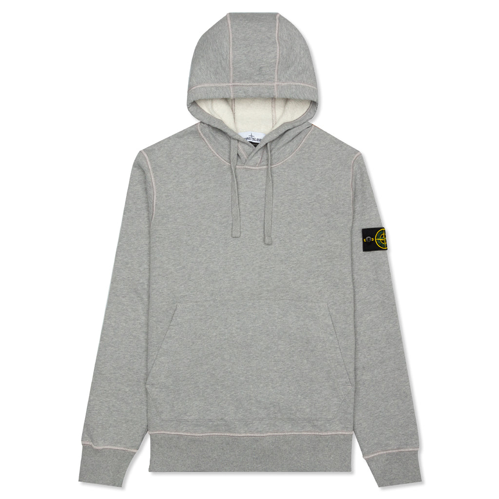 Cotton Hooded Sweatshirt - Dust Melange