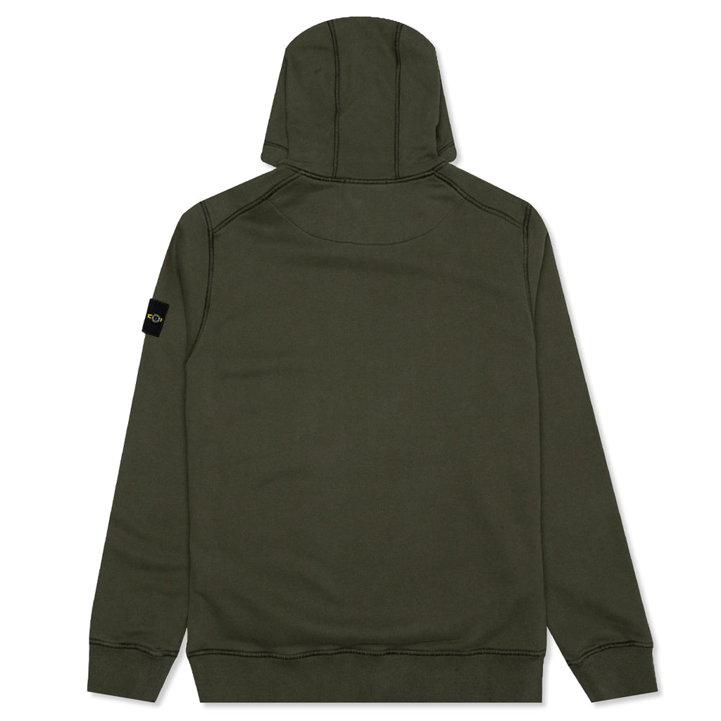 Cotton Hooded Sweatshirt - Musk