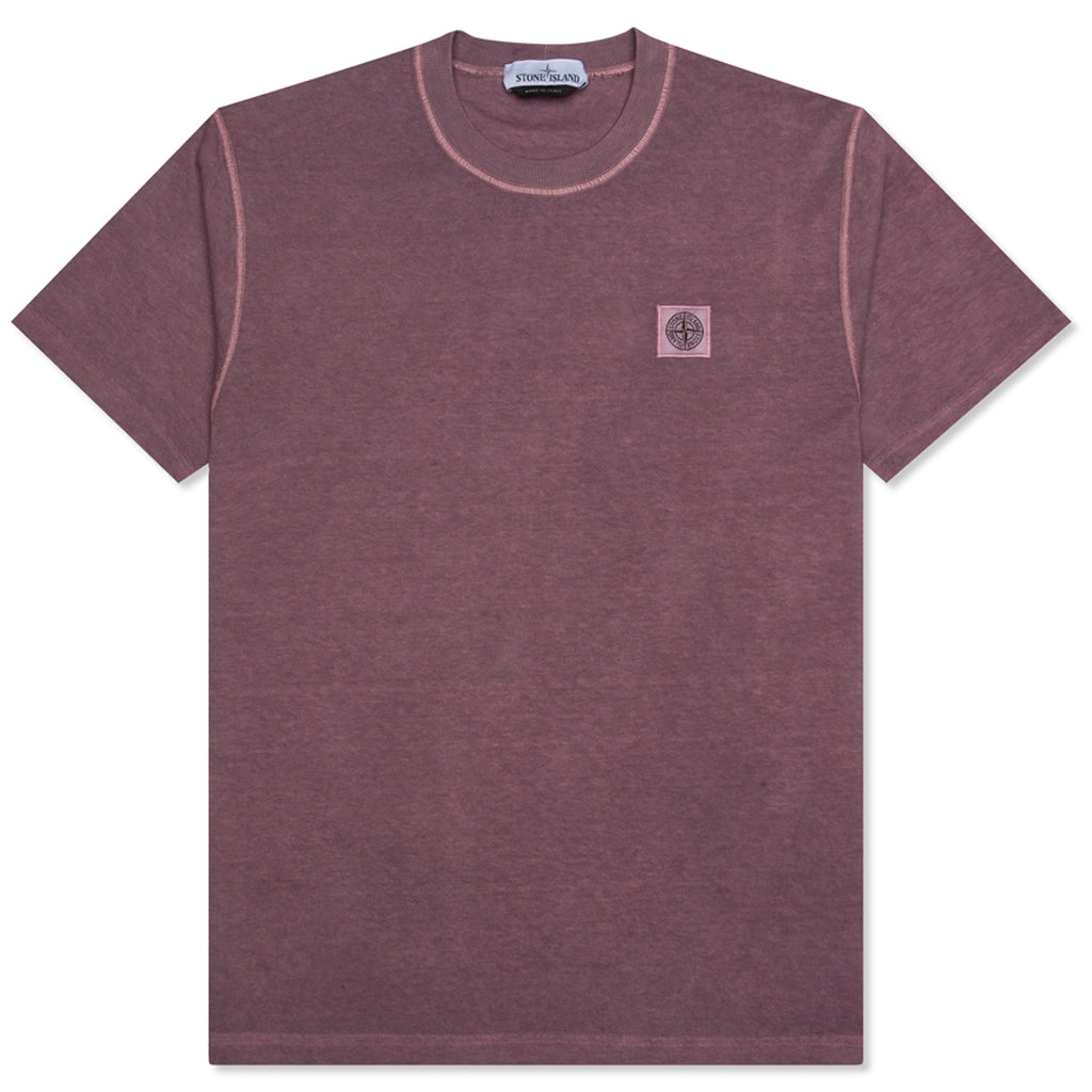 Fissato Dye S/S T-Shirt - Faded Magenta