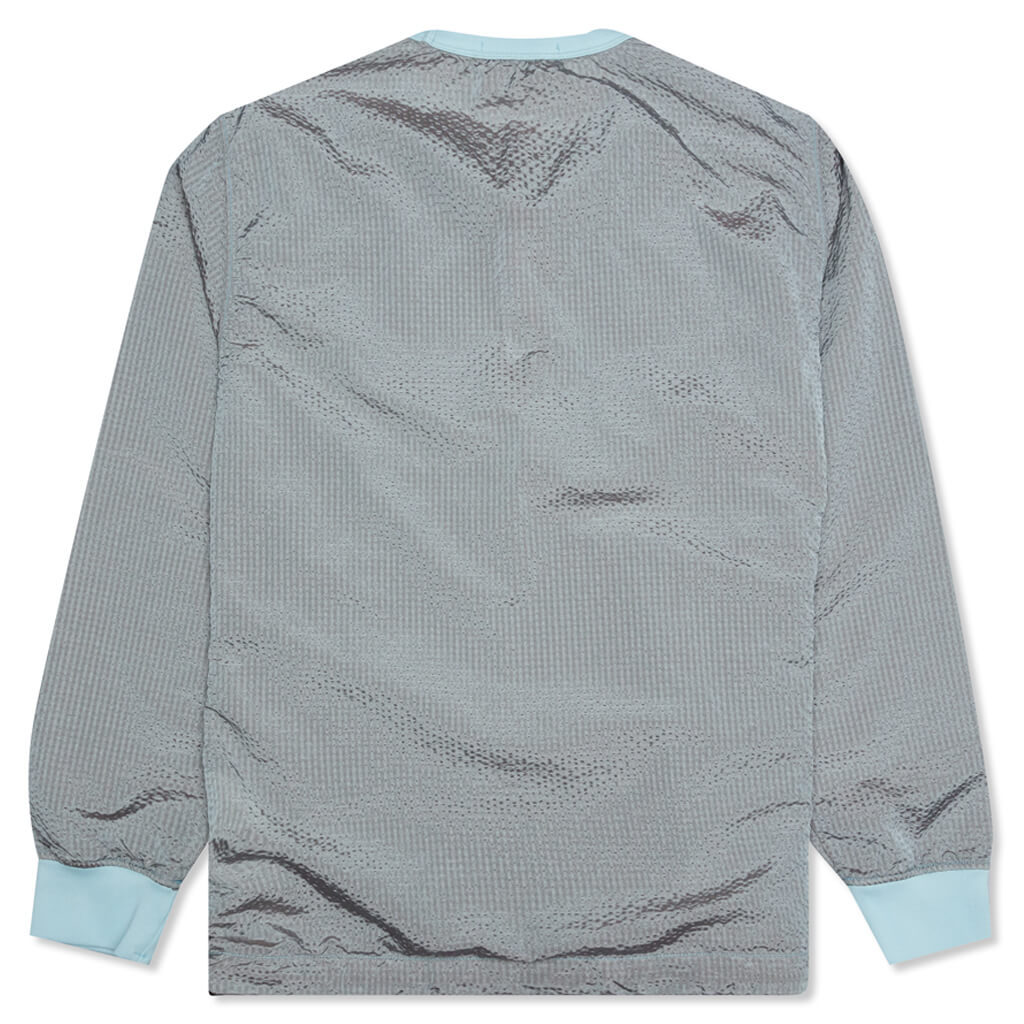 Poly-Colour Frame-TC Crewneck Sweatshirt - Aqua