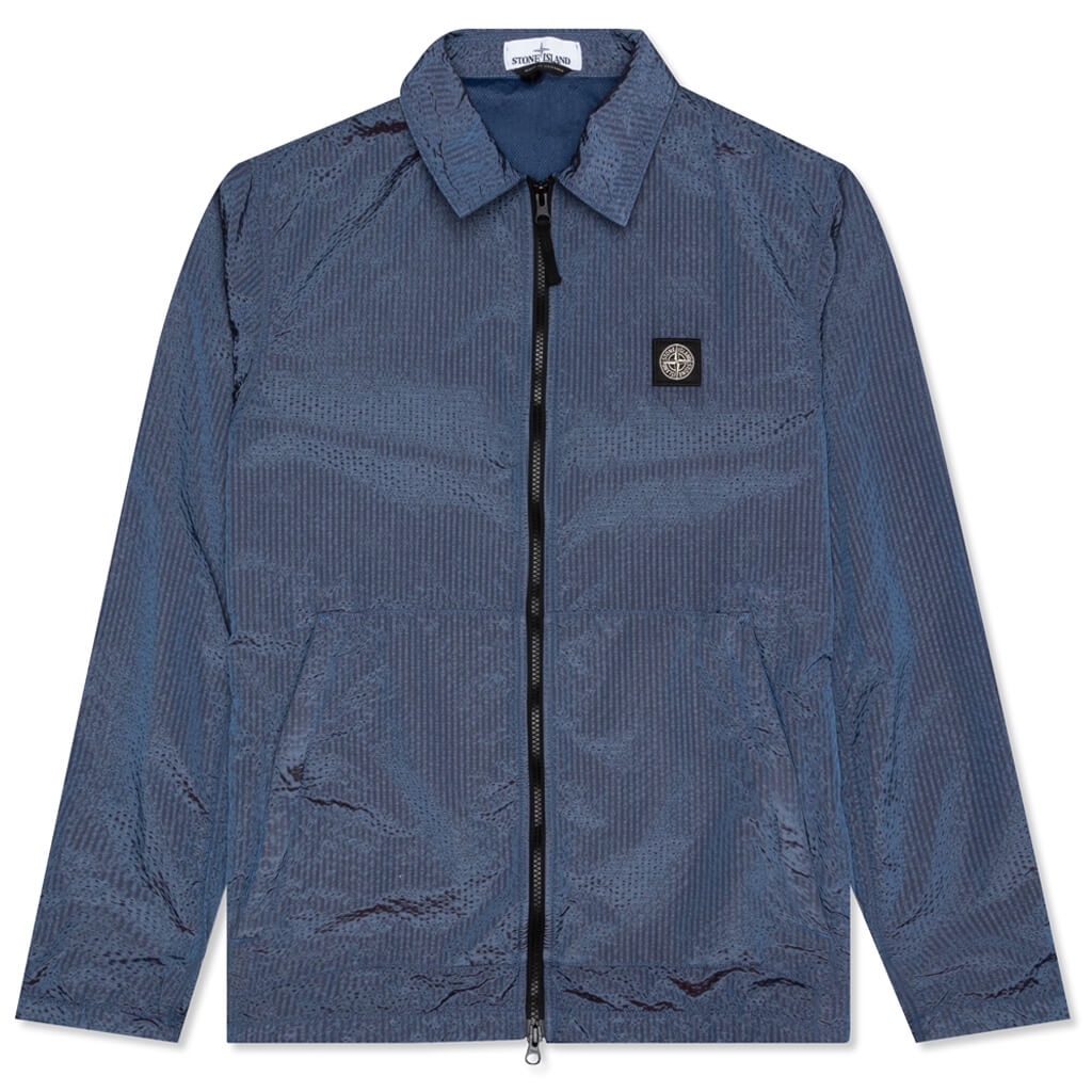 Poly-Colour Frame-TC Overshirt - Periwinkle