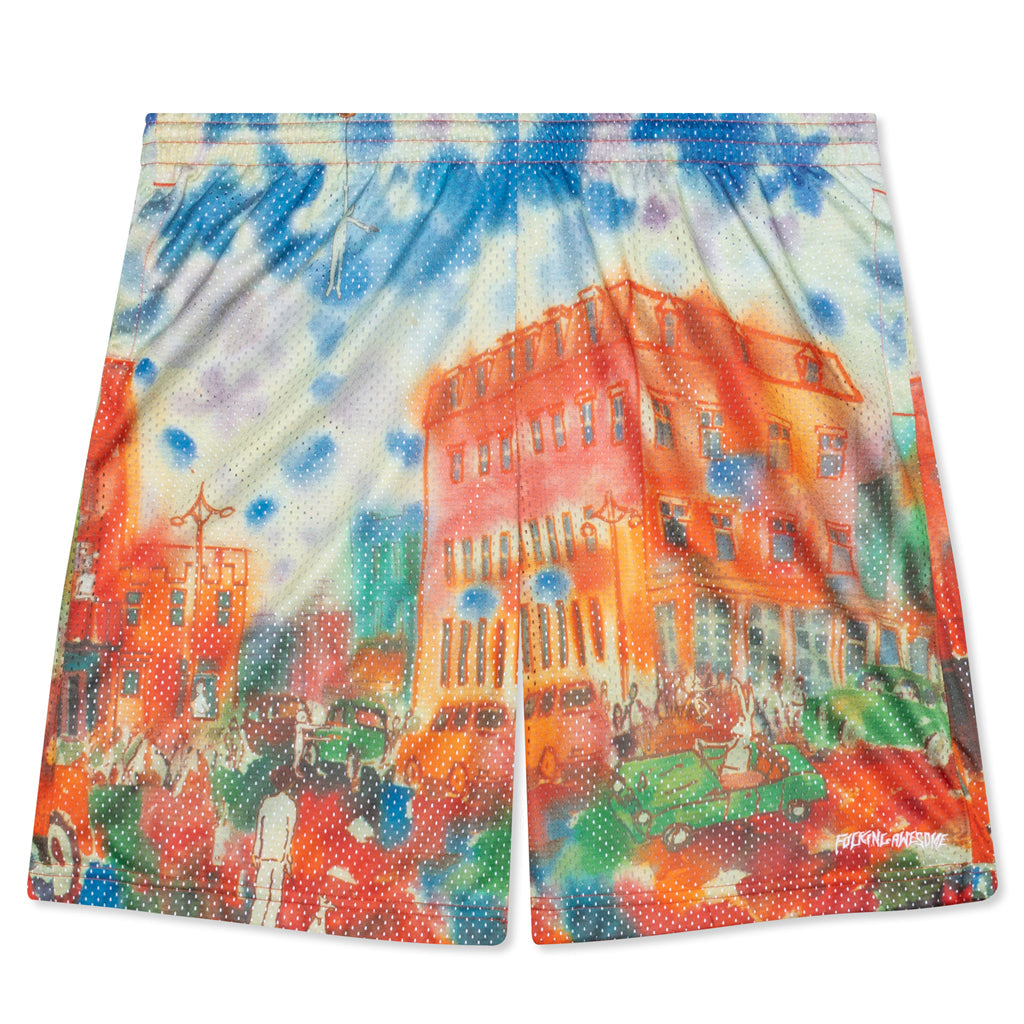 Summer Park Mesh Shorts - All Over Print