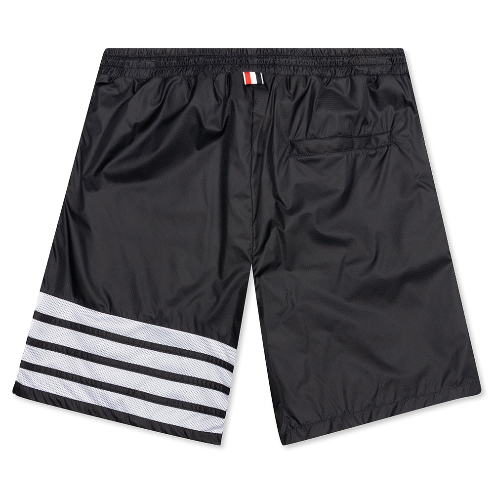 Mid Thigh 4 Bar Shorts - Navy