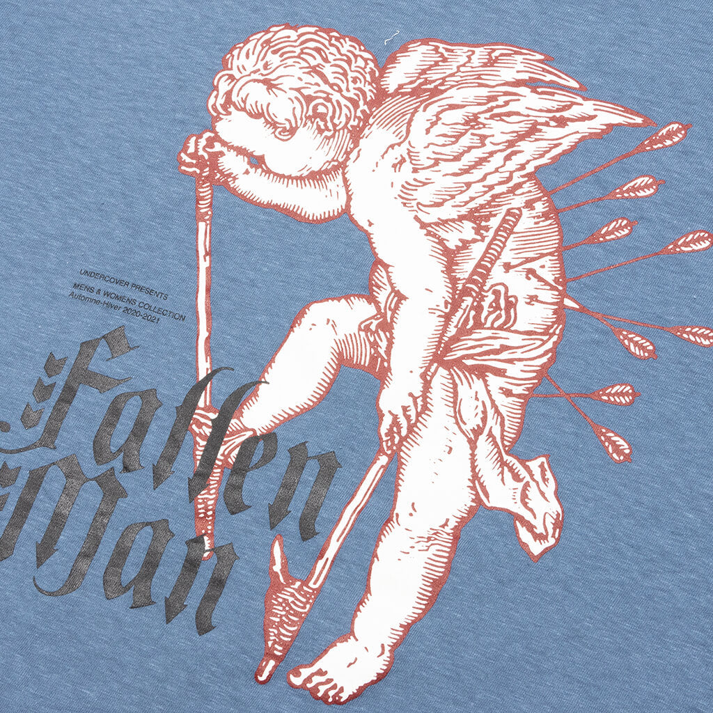 Fallen Man Angel Pullover - Grey/Blue