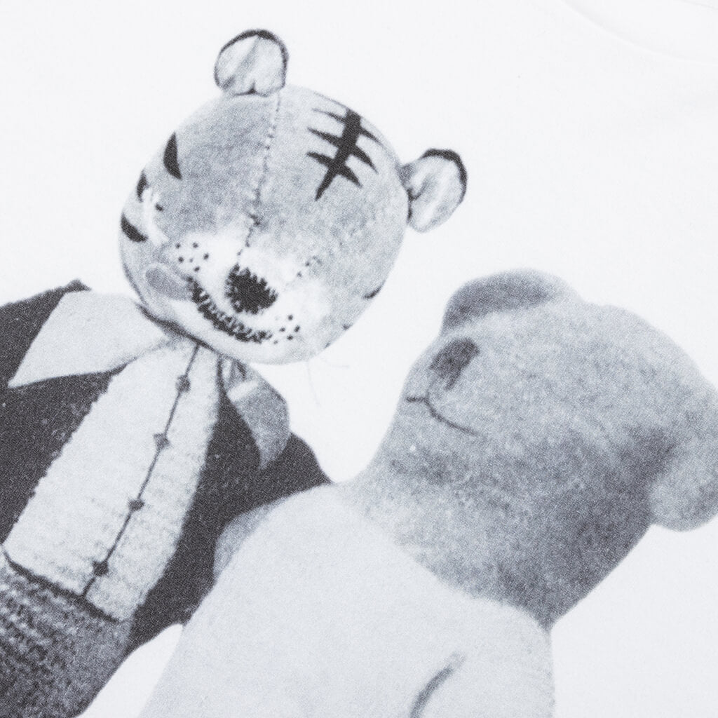 Bear Print T-Shirt - White