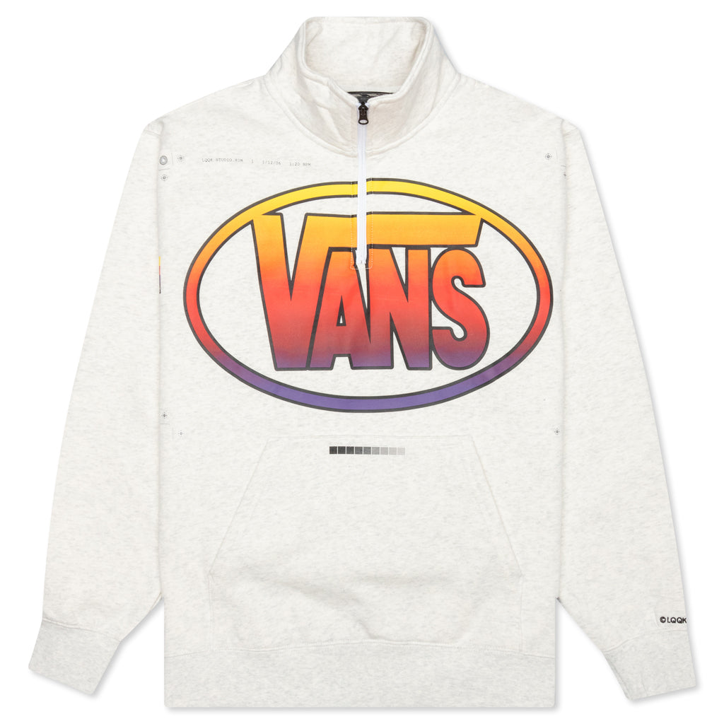 Vans Vault x LQQK Quarter Zip - Ash Heather