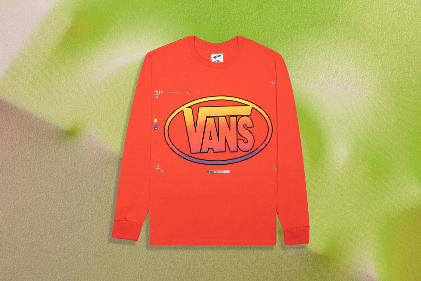 Vans Vault x LQQK L/S Tee - Bright Orange