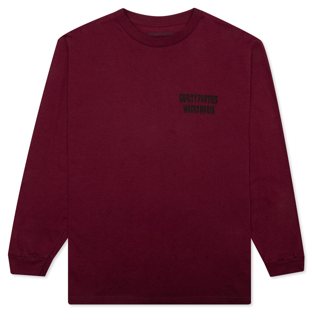 Crewneck L/S T-Shirt Type 3 - Burgundy