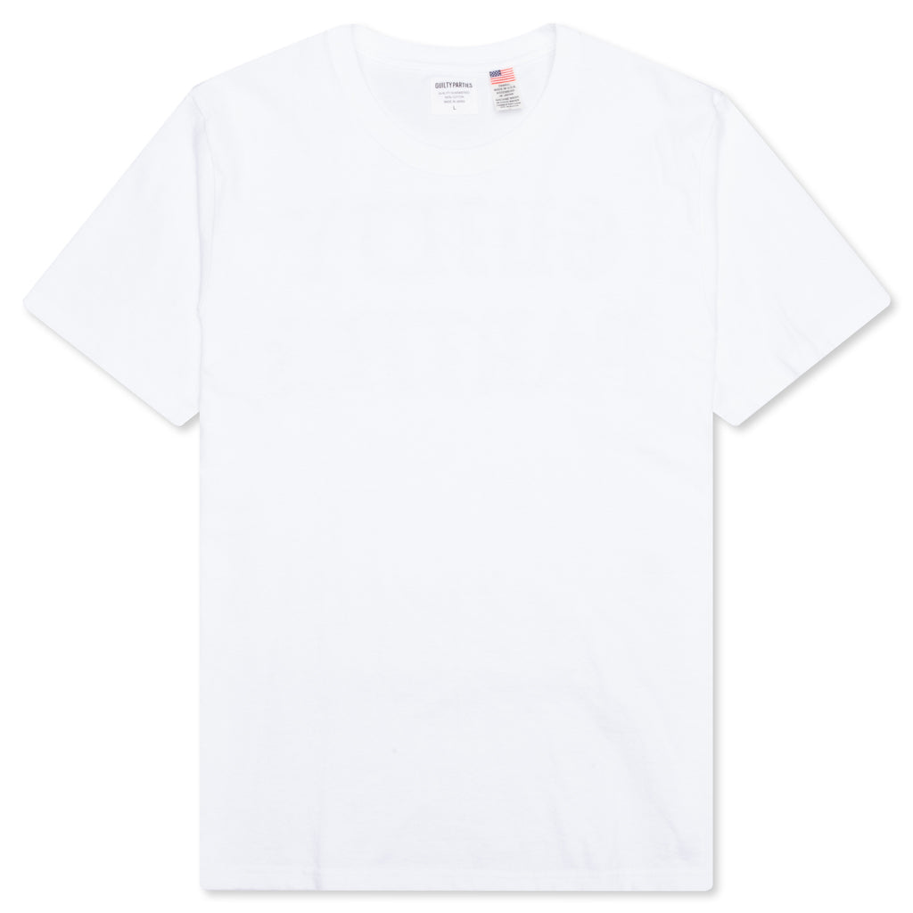 USA Body Crewneck T-Shirt Type-1 - White
