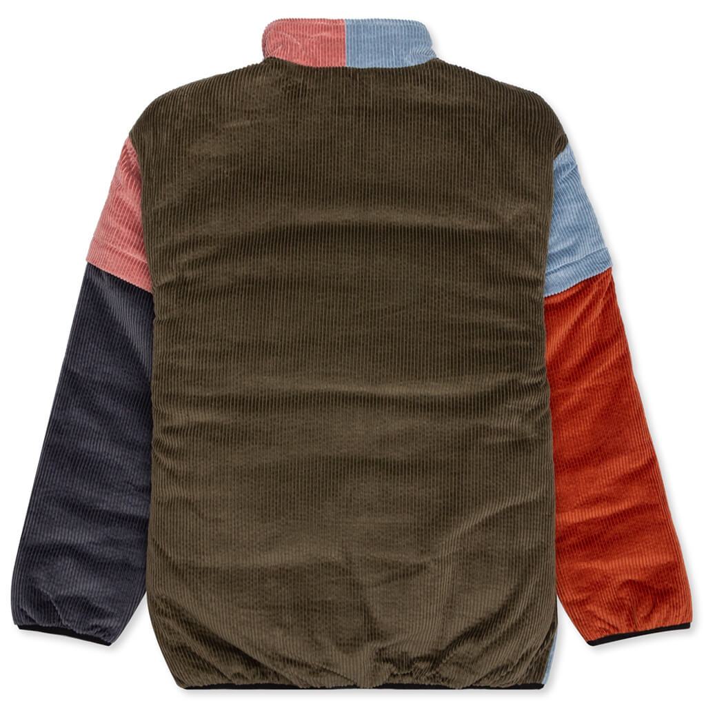 Color Blocked Micro Puffer W/ Removable Sleeves - Multi