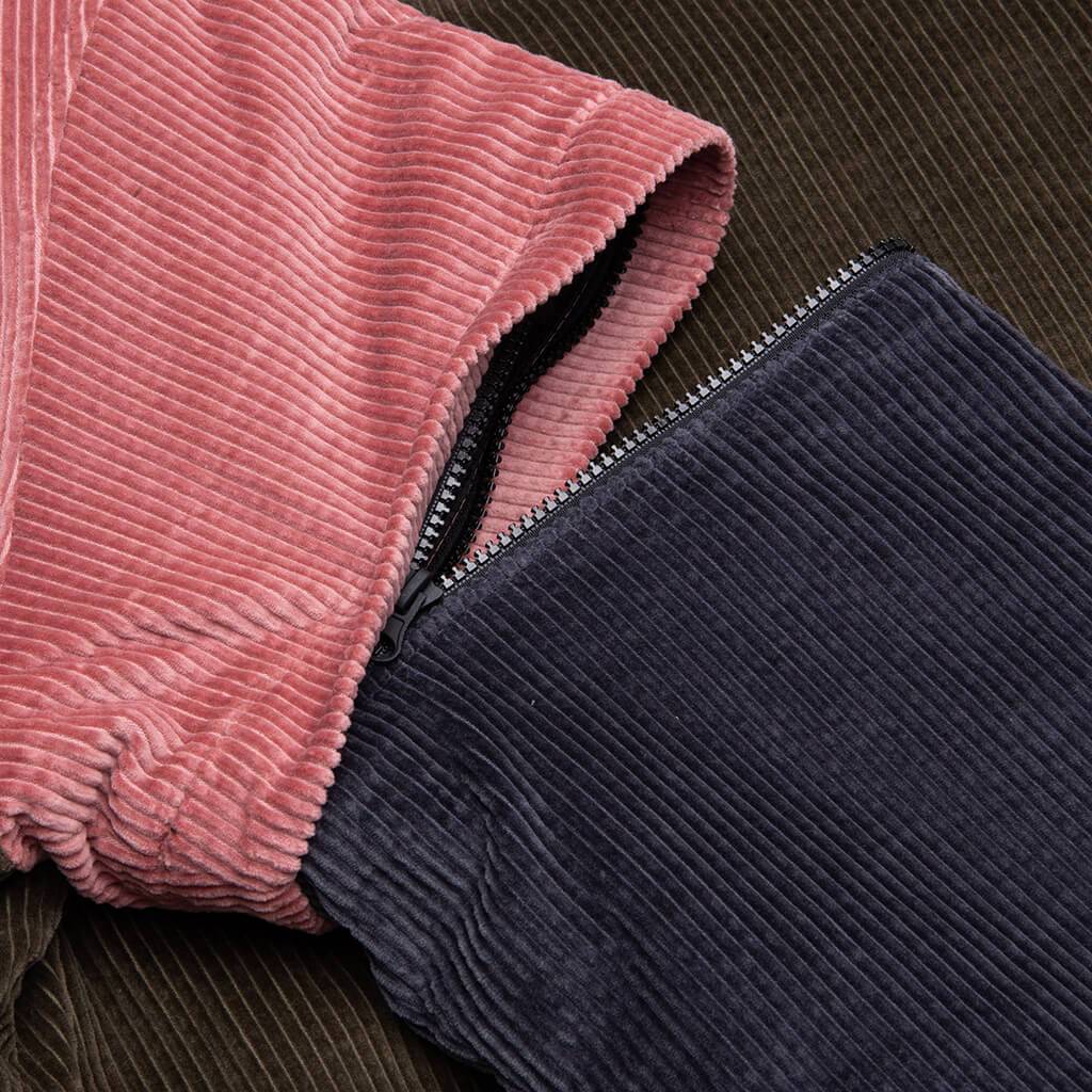 Color Blocked Micro Puffer W/ Removable Sleeves - Multi