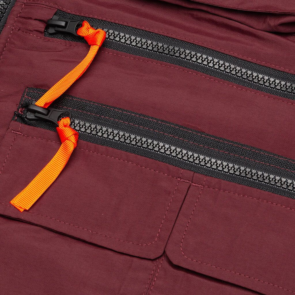 Post Earth Syndrome Fishing Fleece - Burgundy