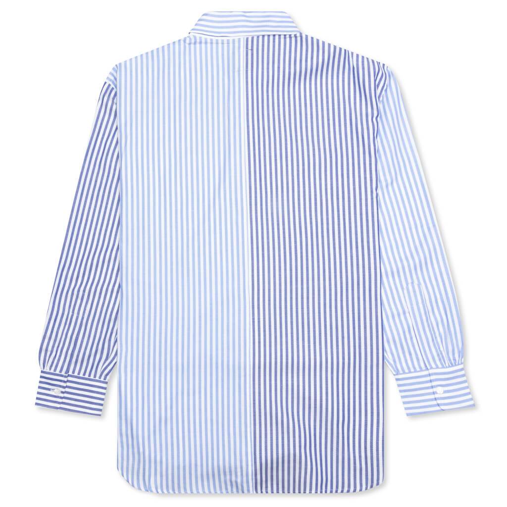 Sunflower Paneled Oxford Button Up Shirt - Multi