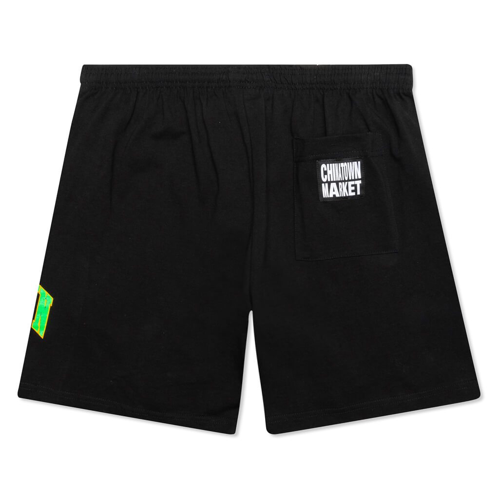 Chinatown Beware Sweatshort - Black