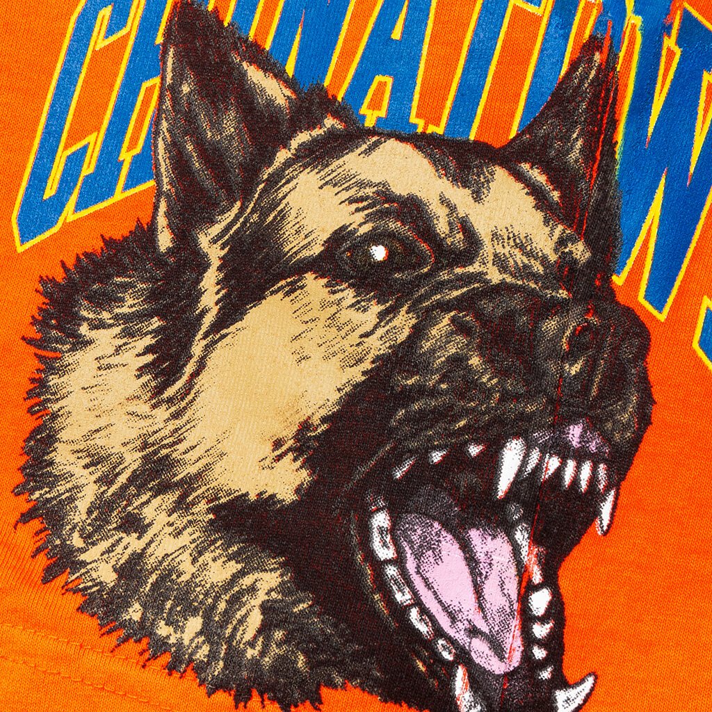 Chinatown Beware Sweatshort - Orange