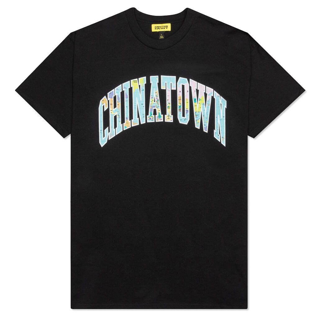 Chinatown Globe Arc 2.0 T-Shirt - Black