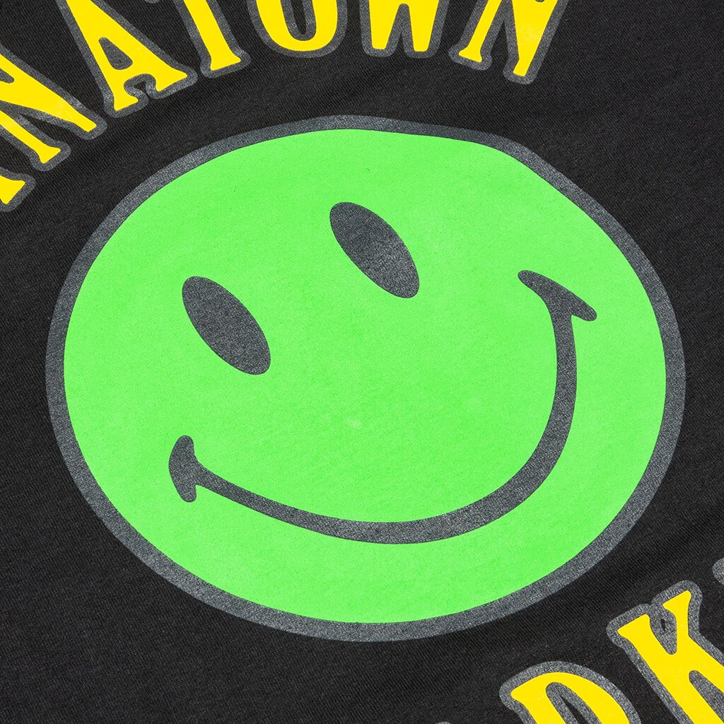 Chinatown Smiley Multi T-Shirt - Black
