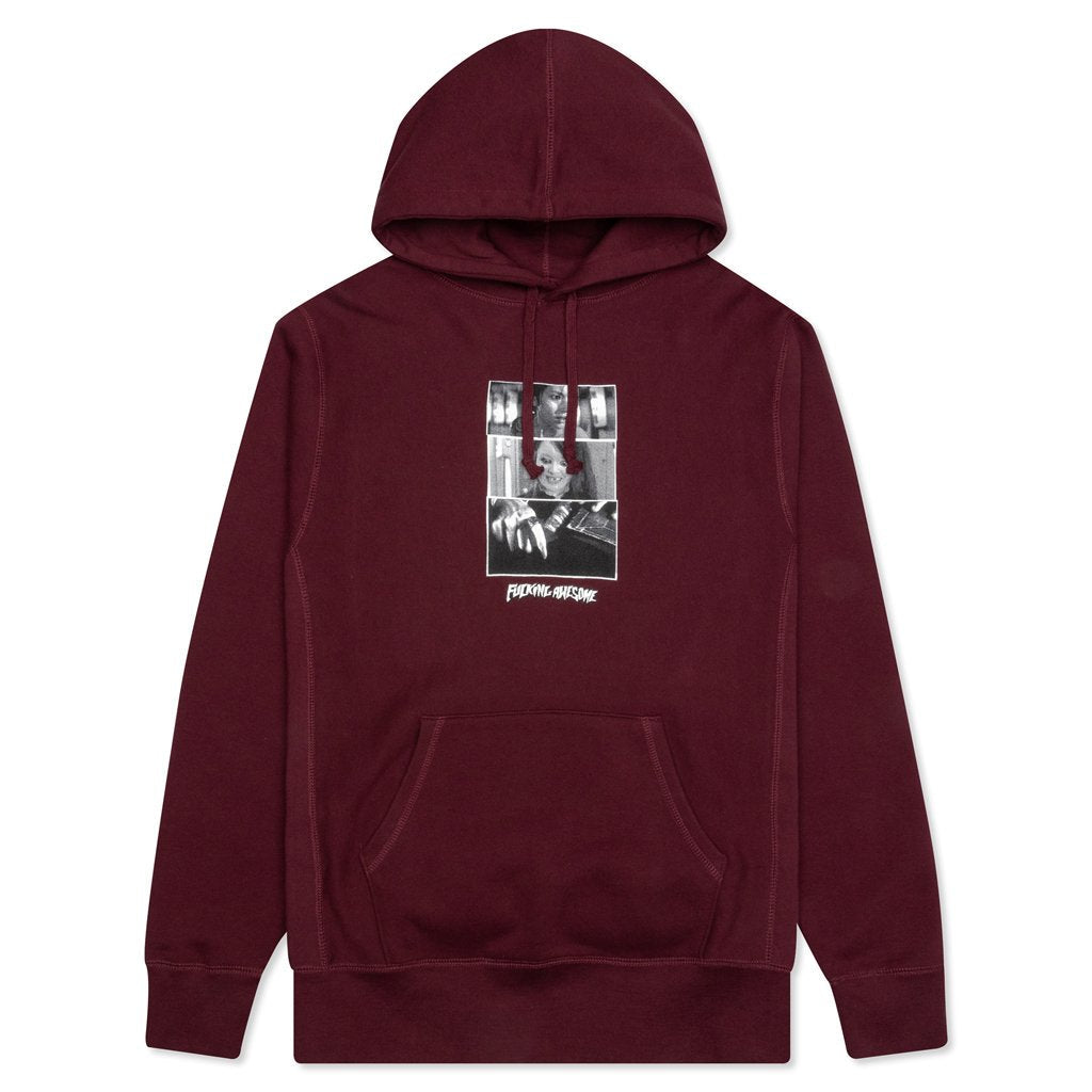 Nail Hoodie - Maroon
