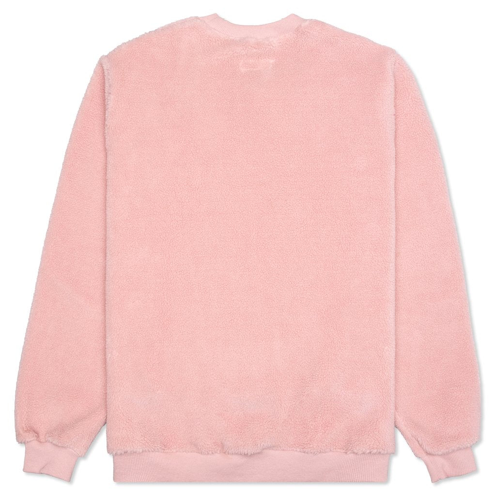 Pile Polar Fleece Crewneck - Pink