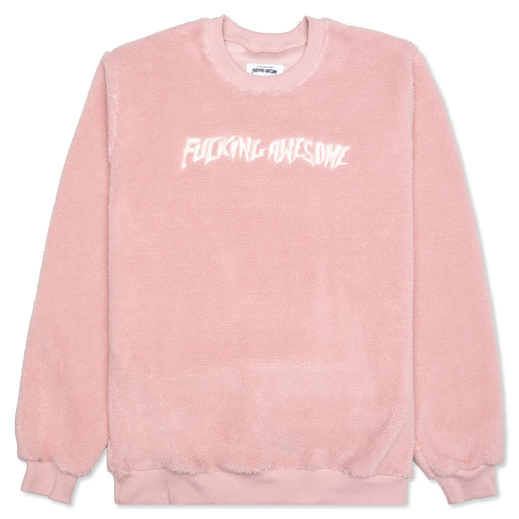 Pile Polar Fleece Crewneck - Pink