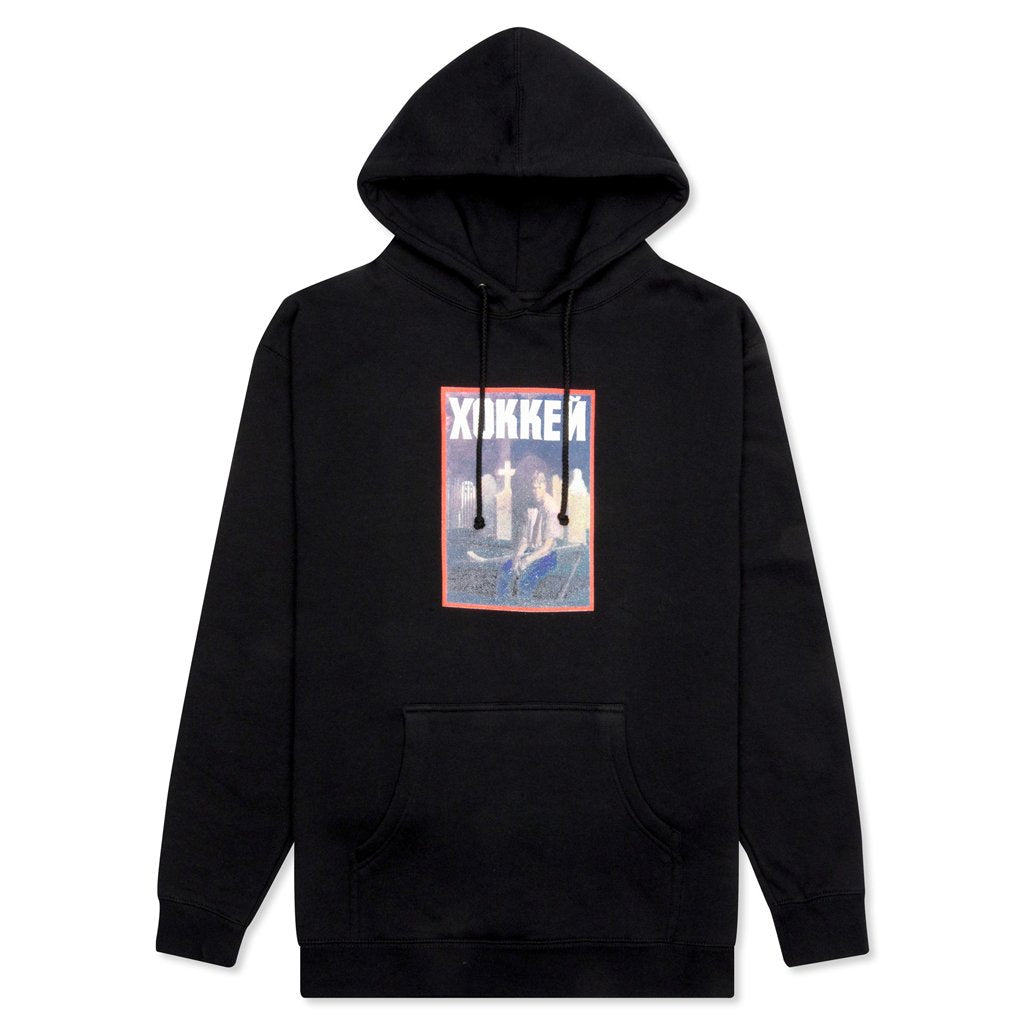 Nik Stain Hoodie - Black