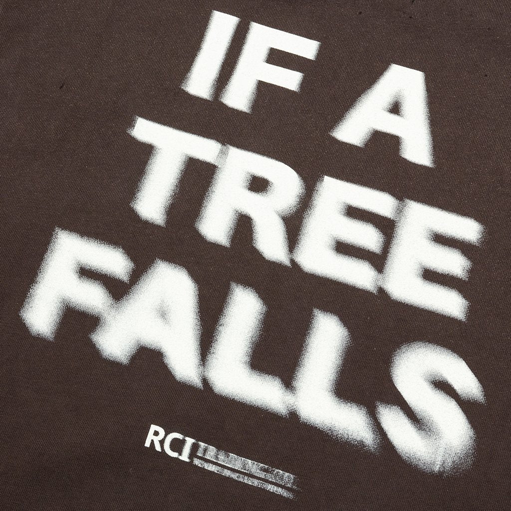 If A Tree Falls T-Shirt - Brown