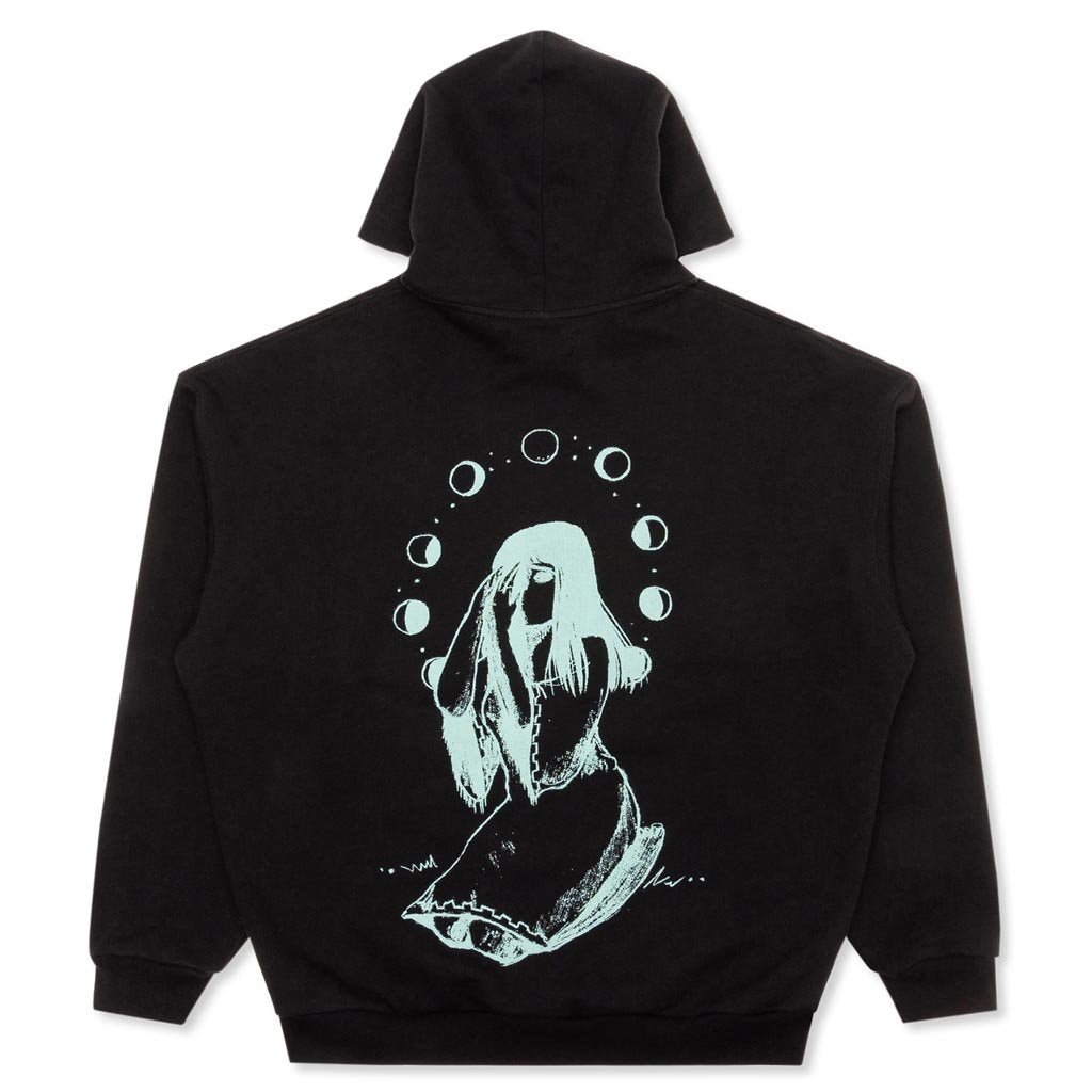 Siberiaism Moon Cycle Hoodie - Black
